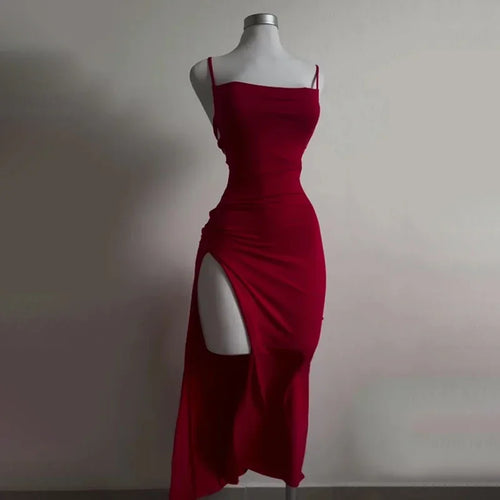 2025 Hot Halter Dress – Summer Spice Girl Style, Strap Bag Hip Design, Trendy & Sensual Look