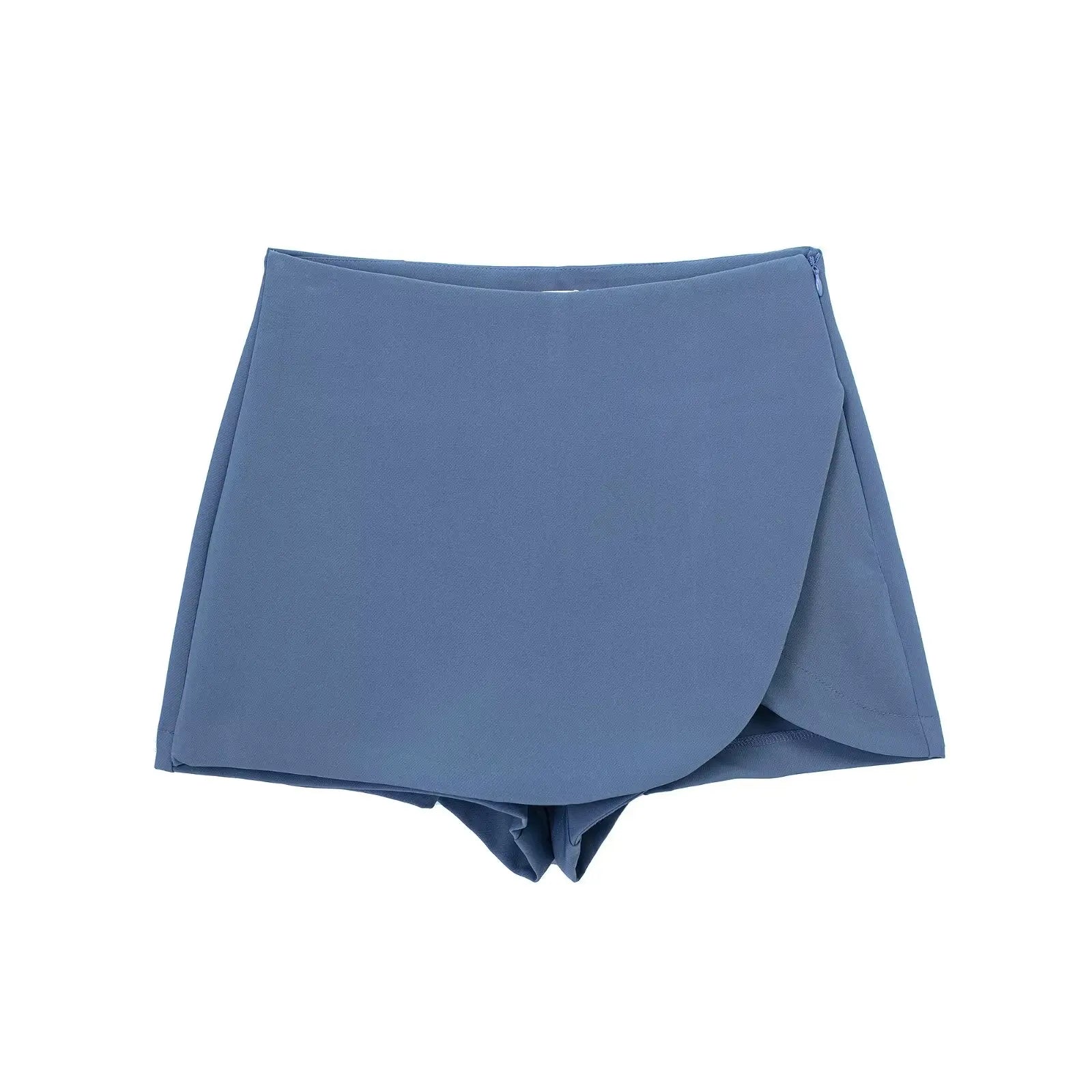 DUOPERI Women's Asymmetric Skirt-Style Shorts – Chic, Elegant & Casual Skorts for Stylish Ladies